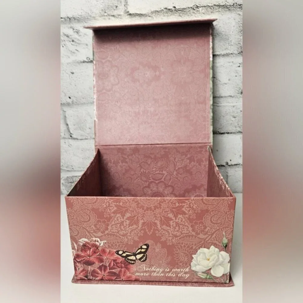 Abbington Park Faith Family & Friends Memory Storage Box - Elegant & Beautiful